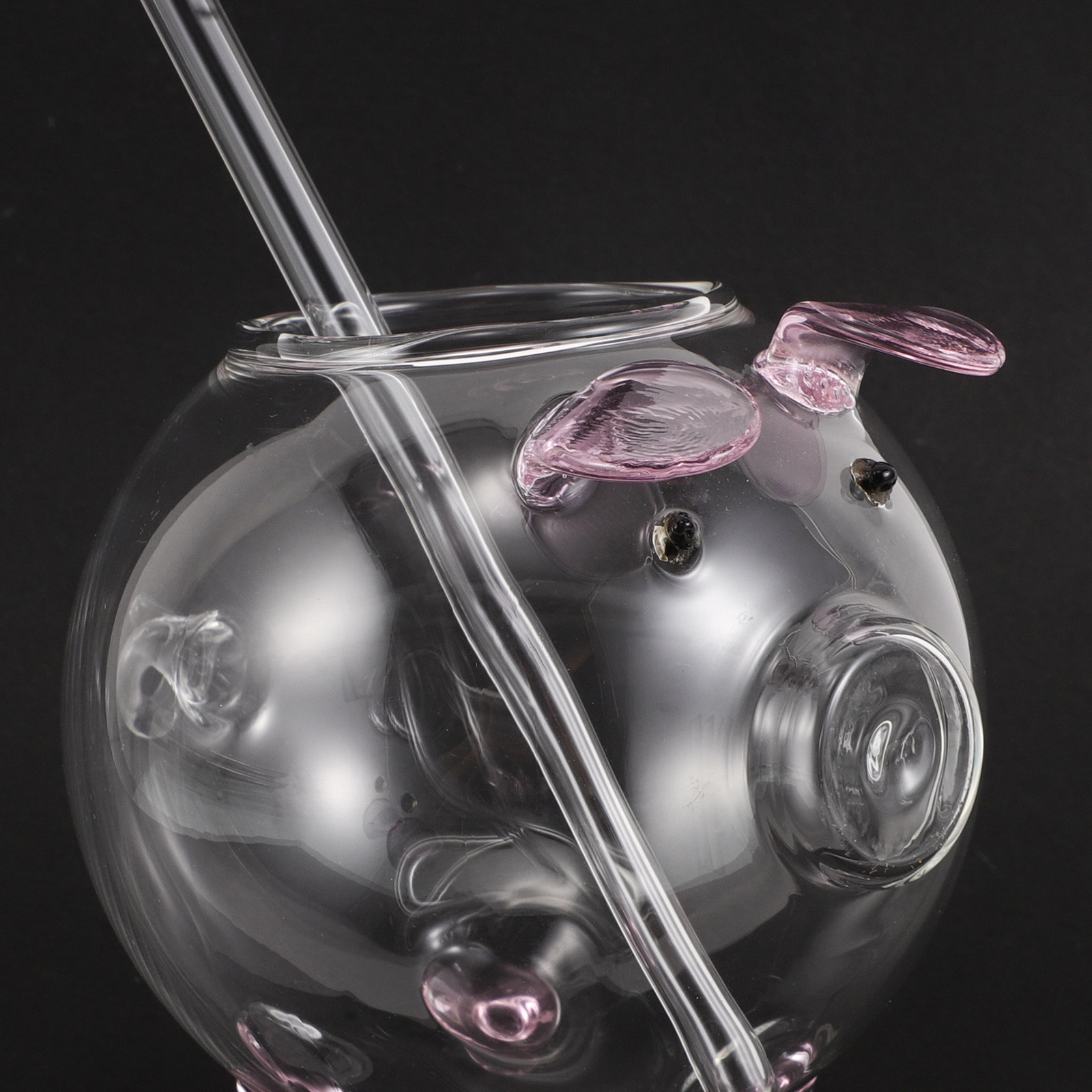 Creative Pig Shaped Glass Cock - Wine Beer Juice review and price