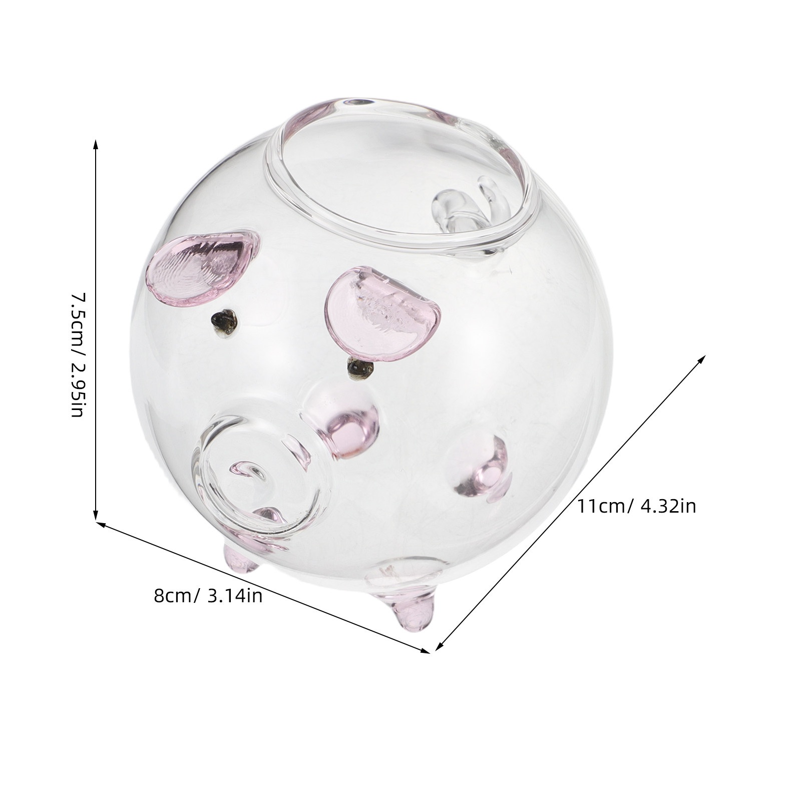 Creative Pig Shaped Glass Cock - Wine Beer Juice review and price