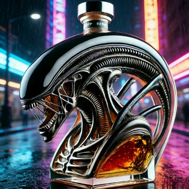 Alien Xenomorph Shaped Whiskey - Wine Beer And Spirits review and price