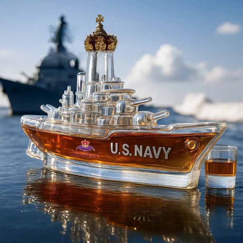 Novelty Warship Design Whiskey - Wine Beer And Spirits review and price