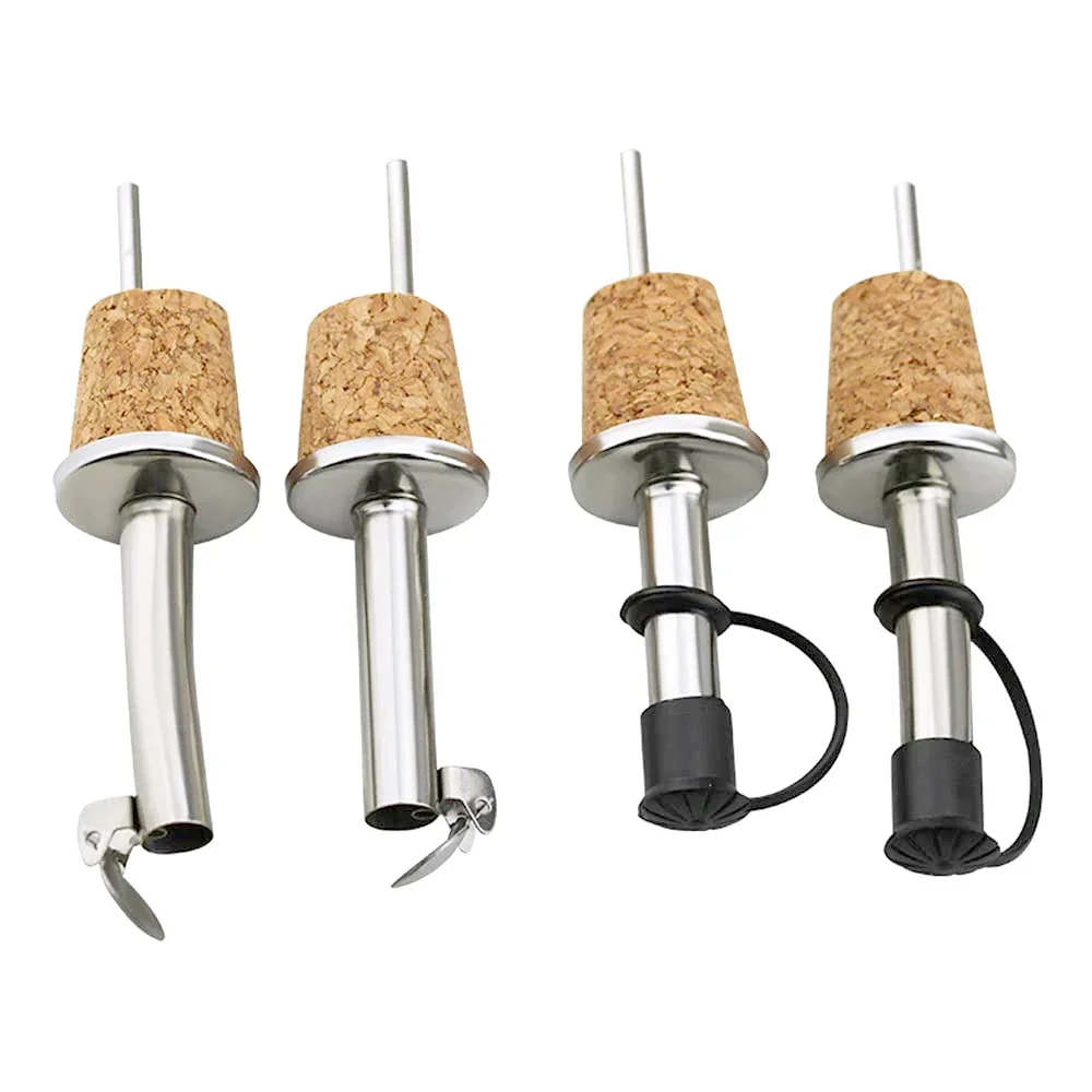 1PC Red Wine Cork Pourer Stain - Wine Beer And Spirits review and price
