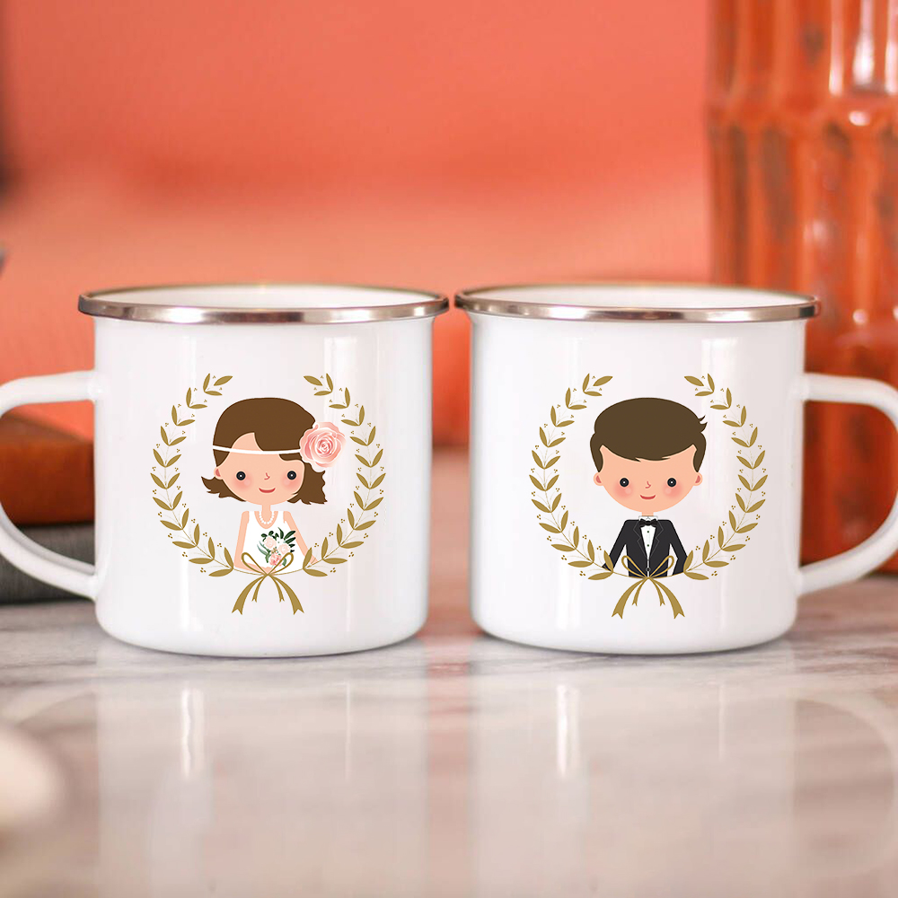 Bride Bridegroom Creative Enam - Wine Beer Juice review and price