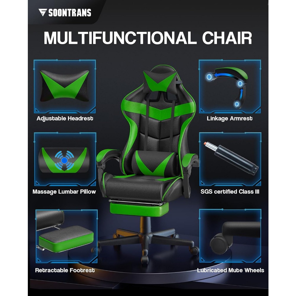 Ergonomic Gaming Chair with Fo - Cocktail Shaker Set review and price