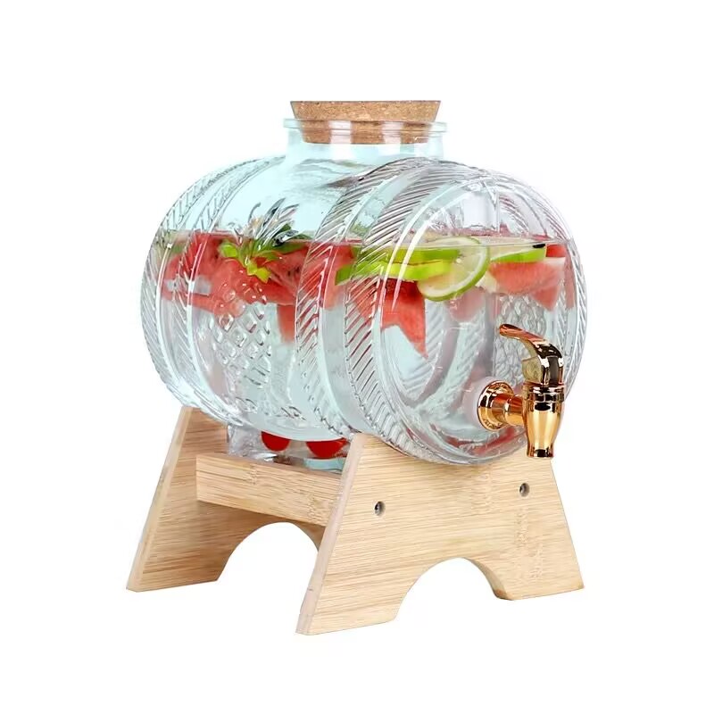 1L Glass Whiskey Barrel Wine B - Wine Beer The Whiskey review and price