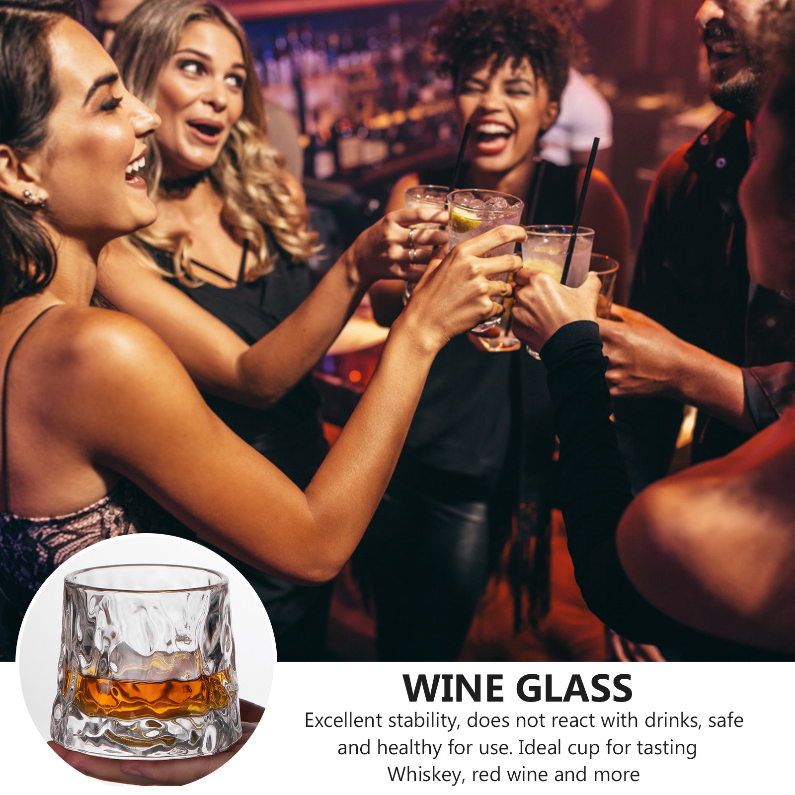 1Pcs Hammered Wine Glass Cup P - Wine Beer The Whiskey review and price