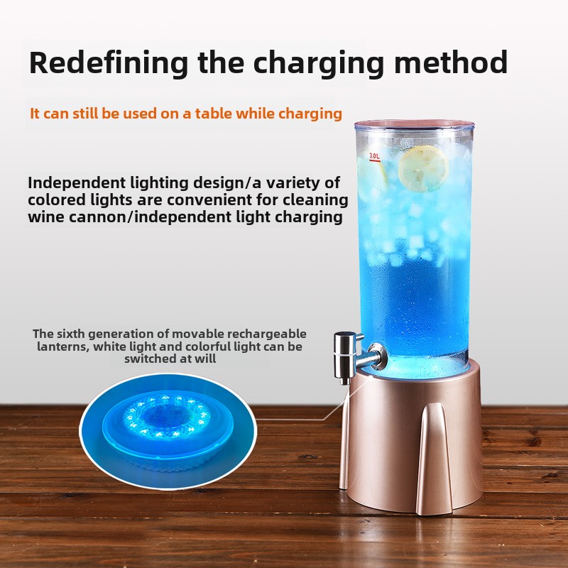 3L luminous with faucet wine t - Wine Beer Juice review and price