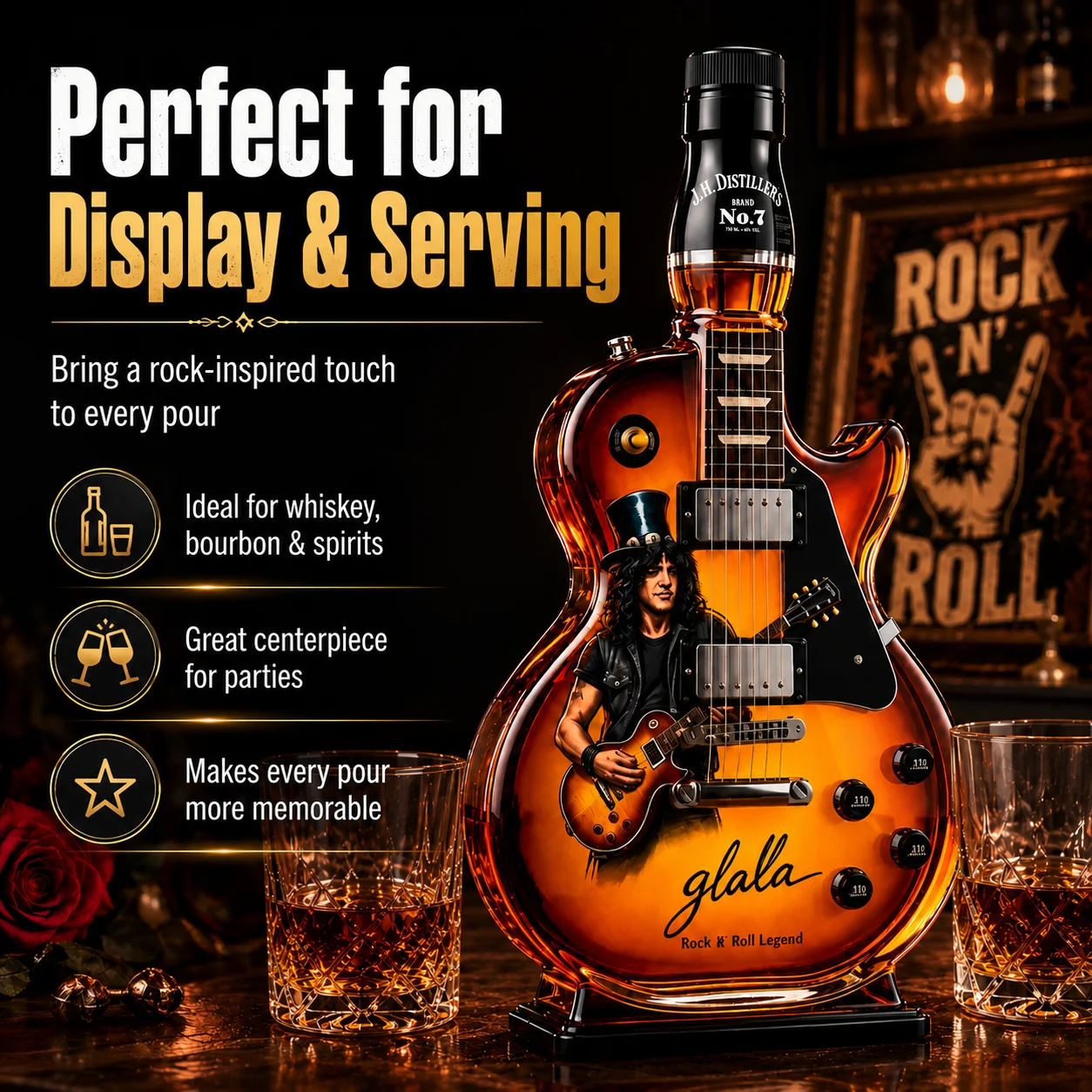 Slash Guitar Shaped Whiskey De - Wine Beer And Spirits review and price