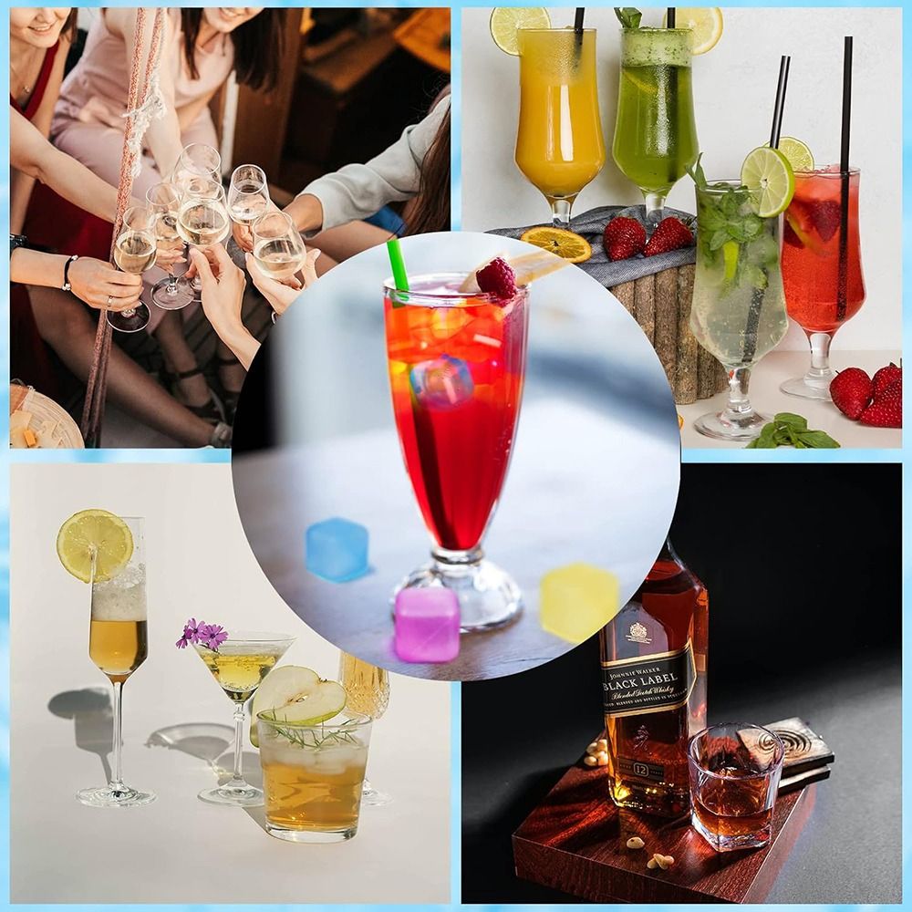 Plastic Ice Cubes 20Pack Color - Wine Beer And Spirits review and price