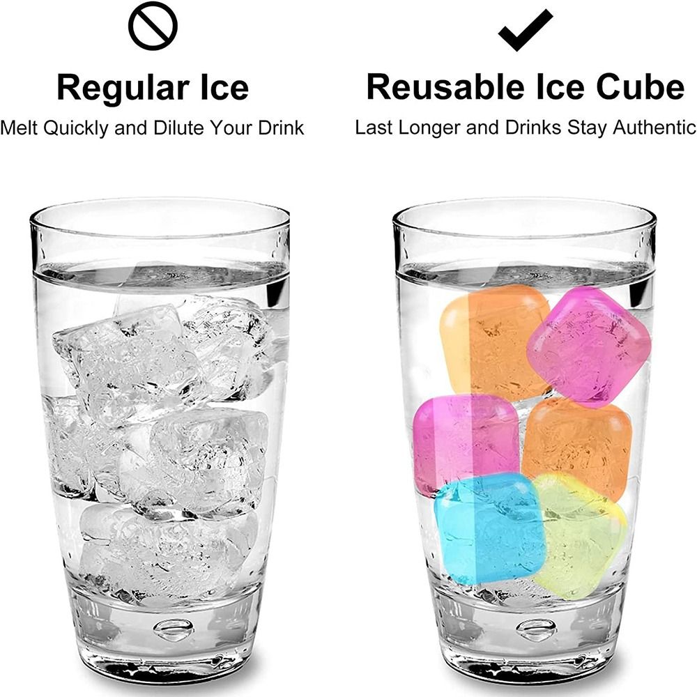 Plastic Ice Cubes 20Pack Color - Wine Beer And Spirits review and price