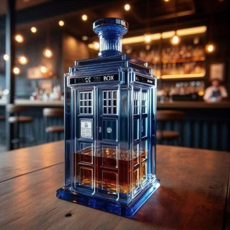 Creative Phone Booth Decanter  - Wine Beer The Whiskey review and price